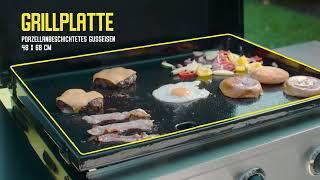 Griddle 3400 | Plancha Gasgrill mit großer Gusseisenplatte für maximale Grillvielfalt - Char-Broil