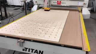 Titan Series CNC Router Video by Techno CNC Systems-