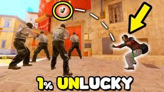 RARE 1% UNLUCKY MOMENTS! - BEST CS2 CLIPS