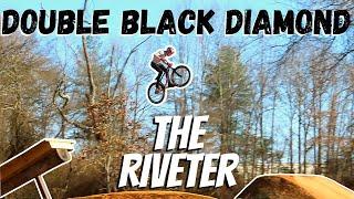 The Riveter Bike Park Double Black Diamond and the Importance of Dirt Jumpers near Asheville, NC