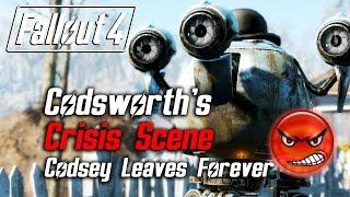 Fallout 4 - Codsworth's Crisis Scene (Codsworth Leaves Due to Low Approval)