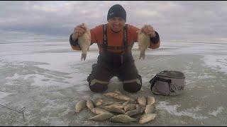 Первый лед - Уелги. Ловля карася. Открытие зимнего сезона 2024-2025. Icefishing.