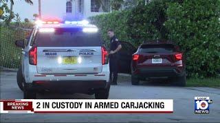 2 arrested after carjacking, police pursuit in Miami-Dade