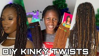 KINKY TWISTS TUTORIAL | How to grip roots + How To Make Kinky Twists on yourself
