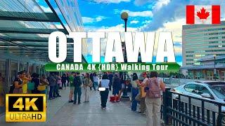 Ottawa Canada Weekend Walk Saturday 2024 in 4K UHD (HDR) 60 fps