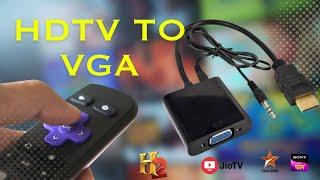 How to Use HDTV TO VGA/AV Adapter With Audio Support