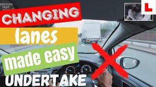 HOW TO CHANGE LANES UK: POV talk through with driving instructor //