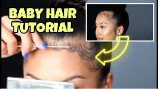 How I Tame My Baby Hairs ( Edges ) & make them stay | TWAYDABAE