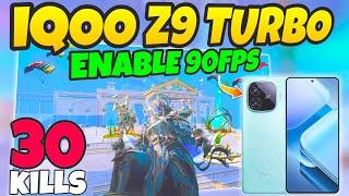 iQOO Z9 Turbo 5G BGMI ( Poseidon Mode 3.3 ) Test on Fps Meter 90fps Come