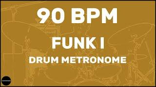 Funk | Drum Metronome Loop | 90 BPM