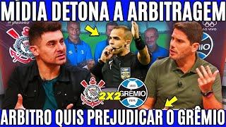 PÓS JOGO! MÍDIA DETONA ARBITRAGEM QUE QUIS PREJUDICAR O GRÊMIO! NOTICIAS DO GRÊMIO FBPA DE HOJE