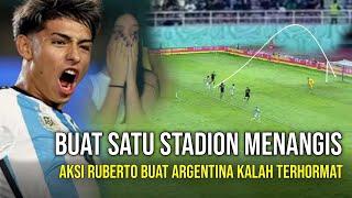 "DIA MENYELAMATKAN ARGENTINA Ketika Ruberto selamat Argentina saat laga Argentina vs Jerman u17