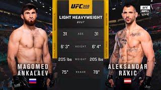  UFC 308: Magomed Ankalaev vs Aleksandar Rakić | Full Fight & Highlights | Light Heavyweight Bout