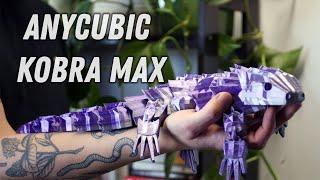 HUGE 3D PRINTS -- Anycubic Kobra max 3d printer review