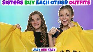 Sisters Buy Each Other Outfits ~ Shopping Challenge ~ Jacy and Kacy