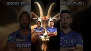 Andre Russell vs Glenn Maxwell(in ipl)#shorts #ytshorts #viral #ipl #cricket #viratkohli