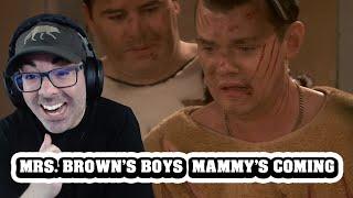 American Reacts to Mrs. Brown's Boys - Series 2 Episode 2 Mammy's Coming