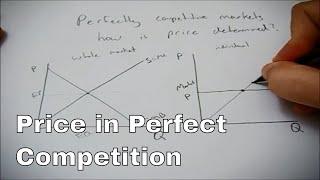 How price is determined in perfect competition