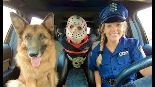 Police Surprises Jason & Dog With Dancing Car Ride!