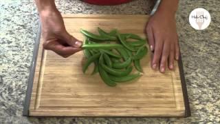 How to prepare sugar snap peas