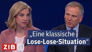 US-Handelskrieg: Außenministerin Beate Meinl-Reisinger (NEOS) im Interview | ZIB2 vom 09.04.2025