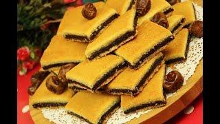 Madd cakes with dates made with semolina and dates معمول المد بالتمر طعمة ولا اروع  كعك العيد