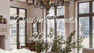 Interior Design Trends for 2023// ReInterpreting Historical Designs & Natural Elements