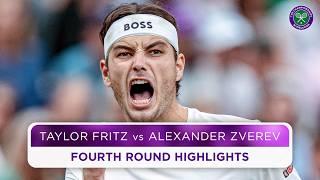 Stunning comeback in five sets | Taylor Fritz vs Alexander Zverev | Highlights | Wimbledon 2024