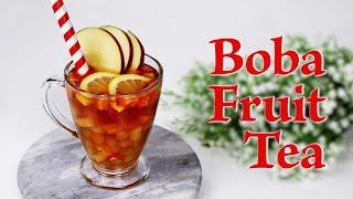 Boba Fruit Tea Recipe I Jono Sweet Treats