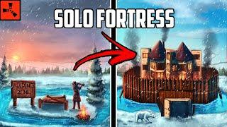 I Lived on an ICE LAKE FORTRESS for an Entire Week - Rust Movie