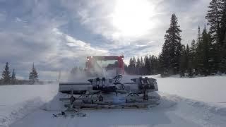 Grooming of the Cross-Country Ski Trails on Grand Mesa in western Colorado