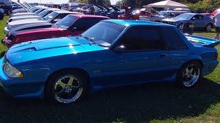 FoxBody Mustangs at Dasilva racing shoot out 2024