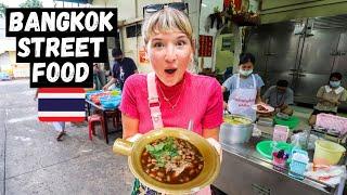 Street Food HEAVEN in THAILAND!  Trying the MUST Eat Foods in BANGKOK!