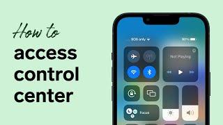 How to ACCESS CONTROL CENTER on iPhone (3 ways!)