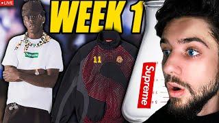 LIVE Supreme Week 1 - FIRST DROP OF THE SEASON HYPE!!! #LIVECOP