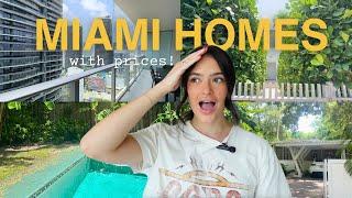 TOURING MIAMI HOMES + CONDOS 2024 | with prices (Miami Beach, Brickell, Coconut Grove)