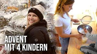 Adventszeit mit 4 Kindern – erster Schnee: Familienvlog