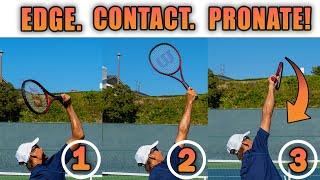 5 Drills For EASY Serve Pronation! Tennis Serve Lesson