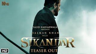 SIKANDAR : Movie Teaser | Salman Khan, Rashmika | Sajid Nadiadwala, A.R. Murugadoss