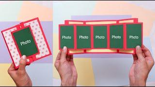 Open To See Photo Pop Up Card Tutorial | Easy Paper Crafts Ideas | Scrapbooking