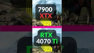 RX 7900 XTX vs RTX 4070 Ti 1440p DLSS vs FSR / 7800X3D #amd #nvidia #pcgaming