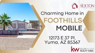 Fully-furnished and move-in ready 2 bed/2 bath home in Foothills Mobile Estates!