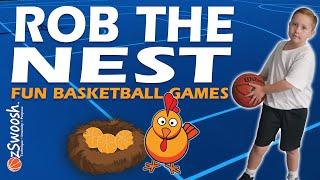 Fun Youth Basketball 'SUPER' Drill - Rob the Nest  (Skills Game)