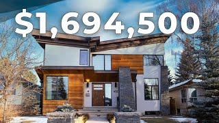 Inside a $1,700,000 Luxury Home in Calgary's Inner-city SW Community of Elboya!