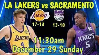 LA LAKERS vs SACRAMENTO I LIVE SCOREBOARD PLAY-BY-PLAY & COMMENTARY