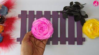 Unique Wall Hanging Idea  || Rose Wall Hanging || Cardboard Craft Idea