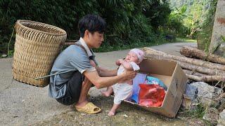 Harvesting corn to sell at market - accidentally met a baby girl abandoned by her mother