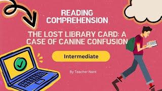 The Lost Library Card: A Canine Caper & Reading Challenge! (Intermediate English)