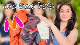 Myntra Trendy Summer Dresses Haul| Myntra Haul| Affordable Dresses| The Touchupgirl