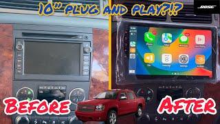 How to install 10” CHEVY/GMC PLUG AND PLAY UNIT FOR BOSE MODELS(Avalanche,Tahoe,Suburban,Denali etc)